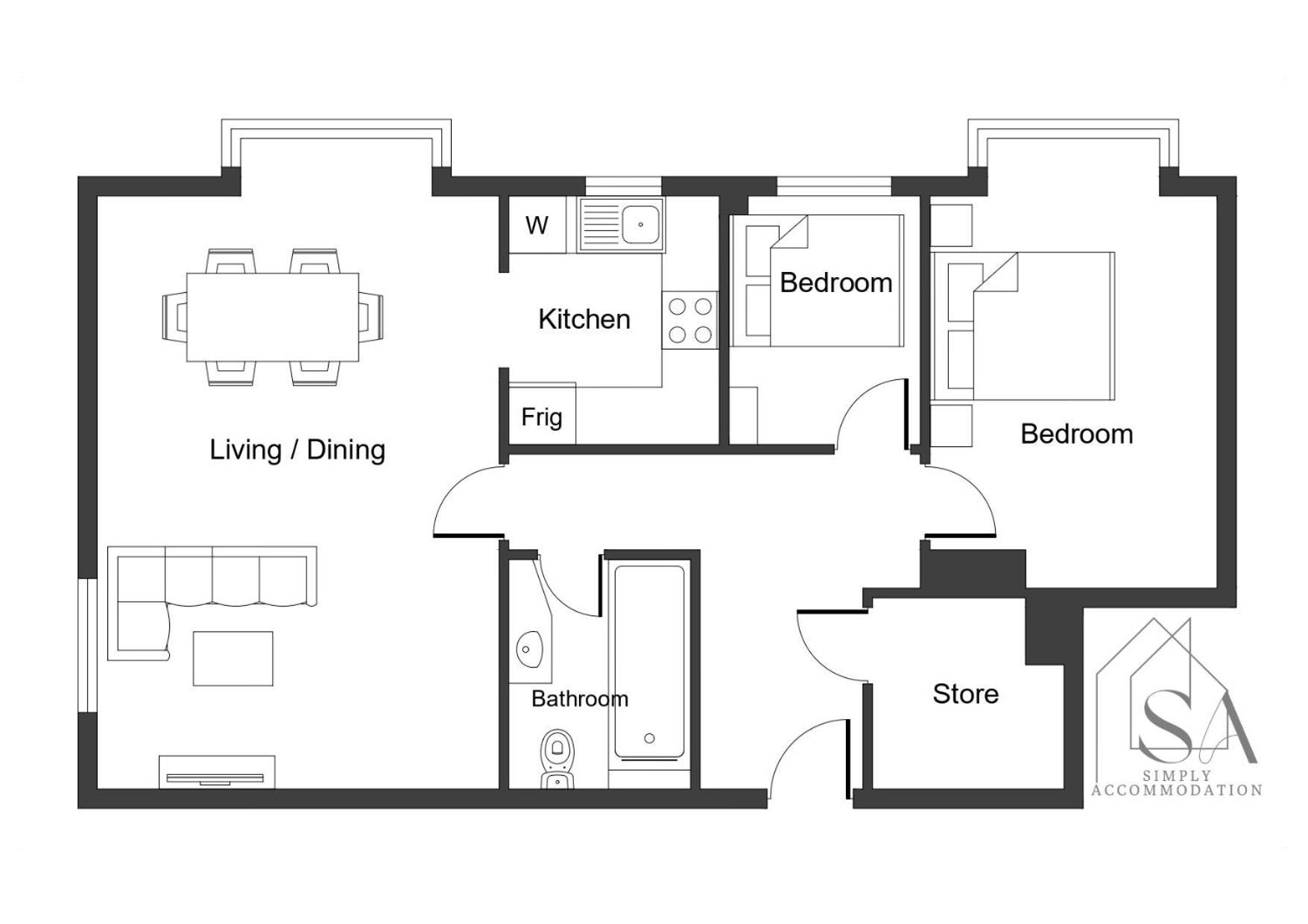 Stylish 2Br Flat - 2 Free Parking Spaces - Near Lgw Airport 크롤리 외부 사진